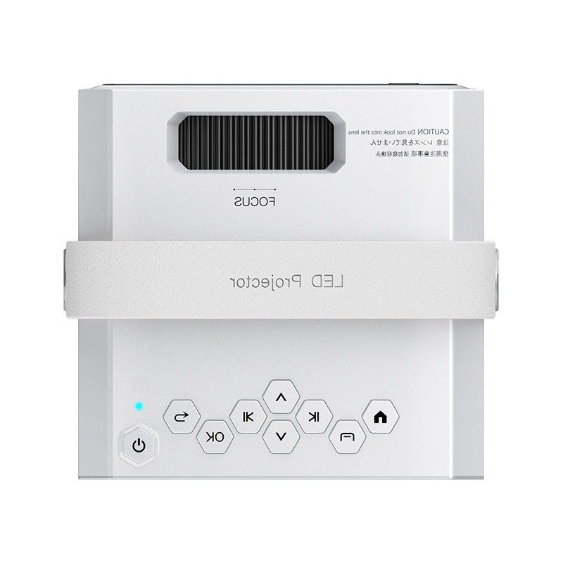 HD LED T2 মিনি প্রজেক্টর 30-120 ইঞ্চি প্রজেকশন দূরত্ব 1.2-6m সহ